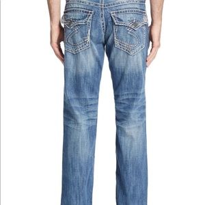 Men’s silver jeans